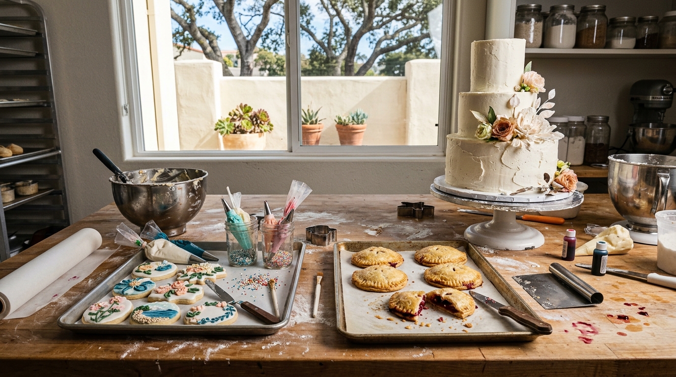 Wedding tier — Sugar florals