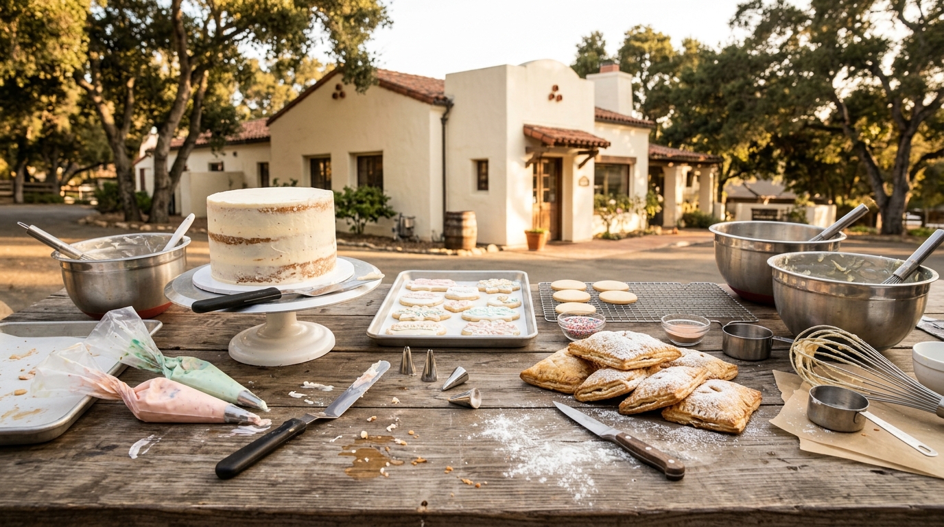 Naked cake — Bake day